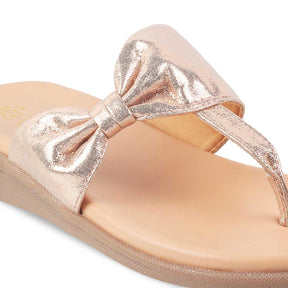 The Bow 2 Champagne Women's Casual Flats Tresmode - Tresmode