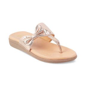 The Bow Champagne Women's Casual Flats Tresmode - Tresmode