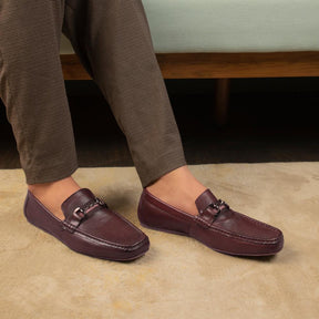 The Cedrive Brown Men's Driving Loafers Tresmode - Tresmode