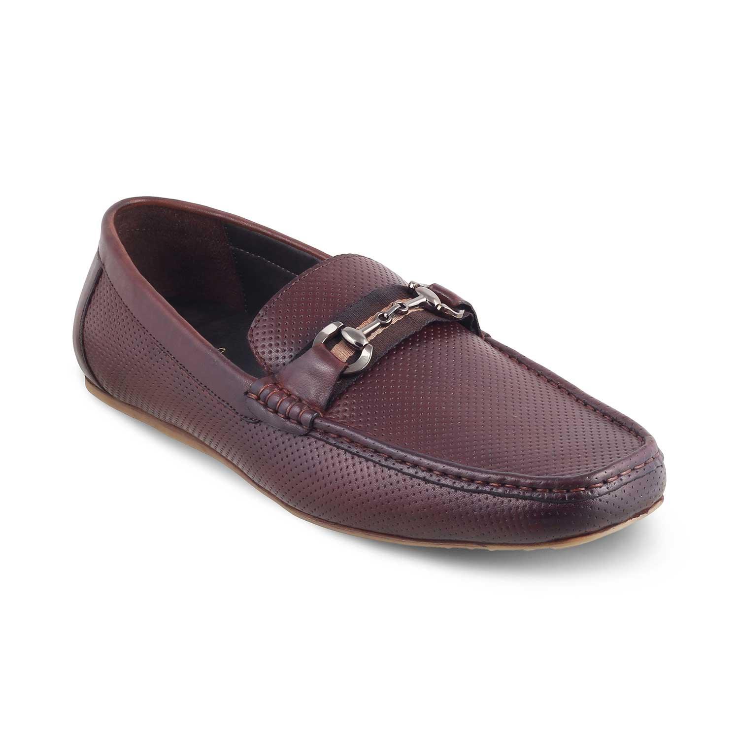 The Cedrive Brown Men's Driving Loafers Tresmode - Tresmode