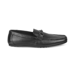 The Cenew Black Men's Leather Loafers Tresmode - Tresmode