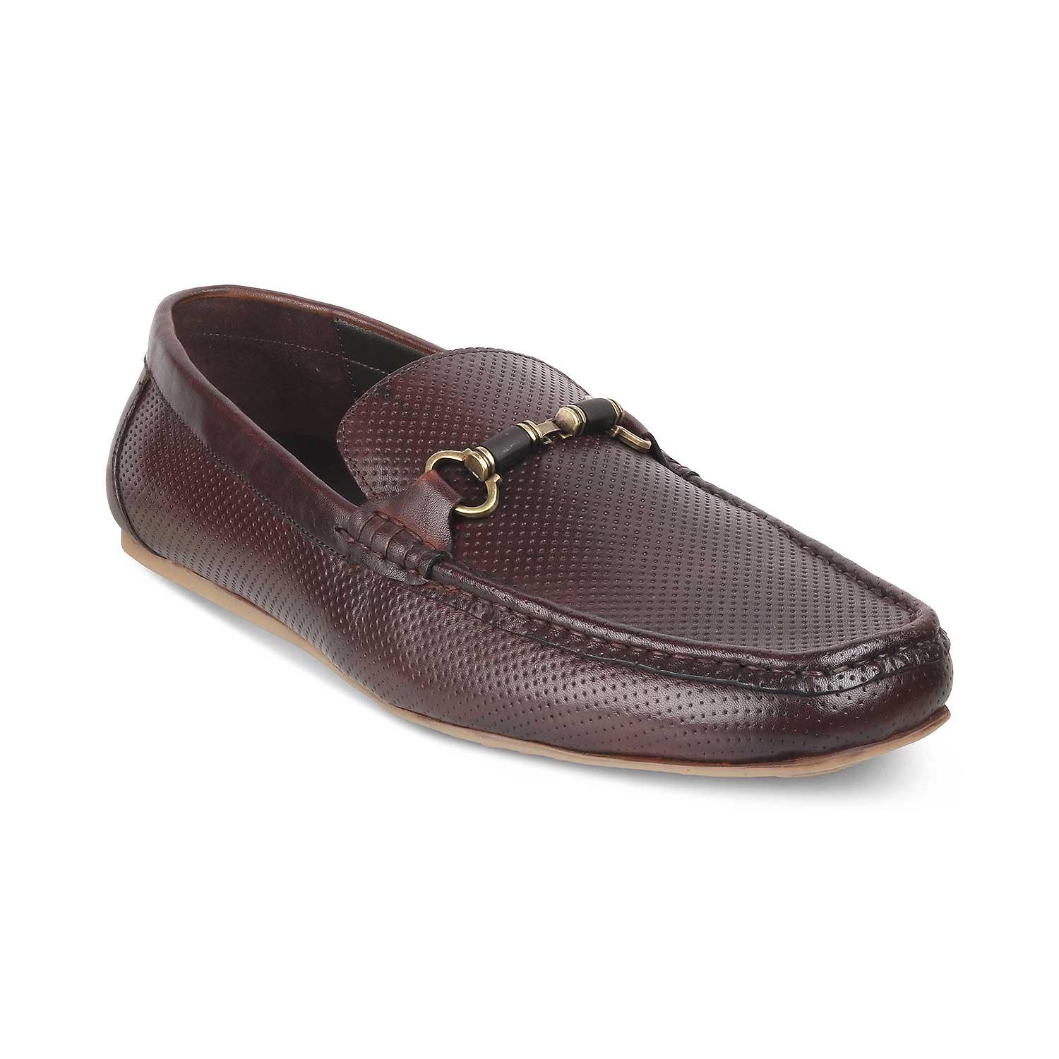 The Cenew Brown Men's Leather Loafers Tresmode - Tresmode