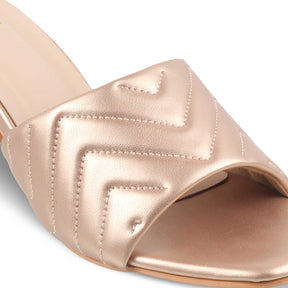 The Colma Champagne Women's Dress Block Heel Sandals Tresmode - Tresmode