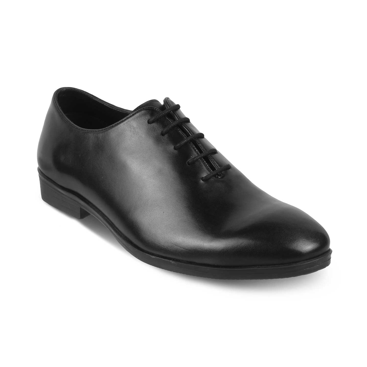 The Coxford Black Men's Leather Lace Ups Tresmode - Tresmode