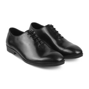 The Coxford Black Men's Leather Lace Ups Tresmode - Tresmode