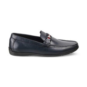 The Crada Blue Men's Leather Loafers - Tresmode