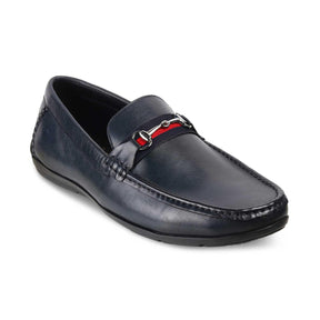 The Crada Blue Men's Leather Loafers - Tresmode