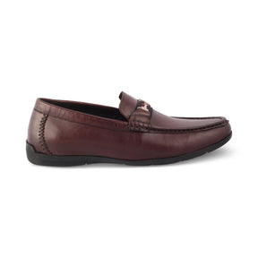 The Crada Brown Men's Leather Driving Loafers Tresmode - Tresmode