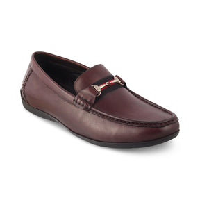 The Crada Brown Men's Leather Driving Loafers Tresmode - Tresmode