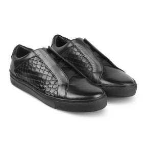 The Crostistini Black Men's Sneakers Tresmode - Tresmode