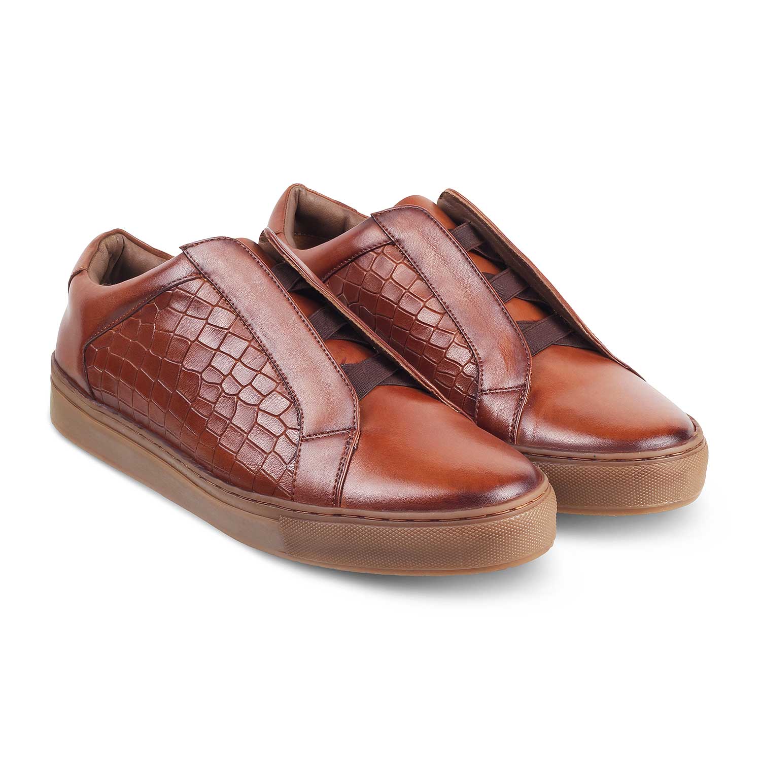 The Crostistini Tan Men's Sneakers Tresmode - Tresmode