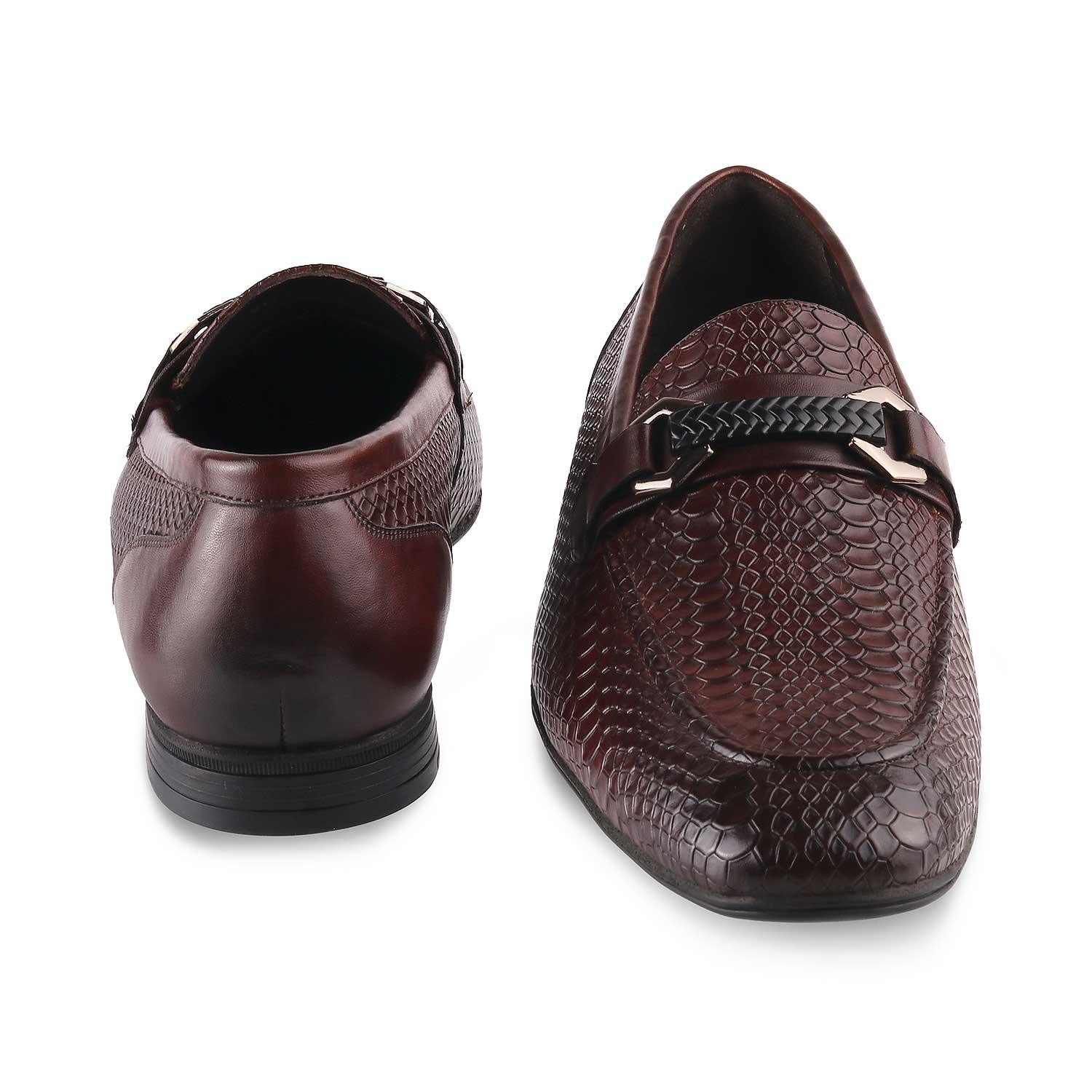 The Cytom Tan Men's Leather Loafers - Tresmode