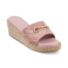 The Ela Pink Women's Casual Wedge Sandals Tresmode - Tresmode