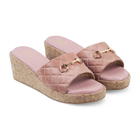 The Ela Pink Women's Casual Wedge Sandals Tresmode - Tresmode