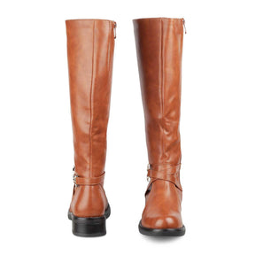 The Forsaa Tan Women's Knee-length Boots Tresmode - Tresmode