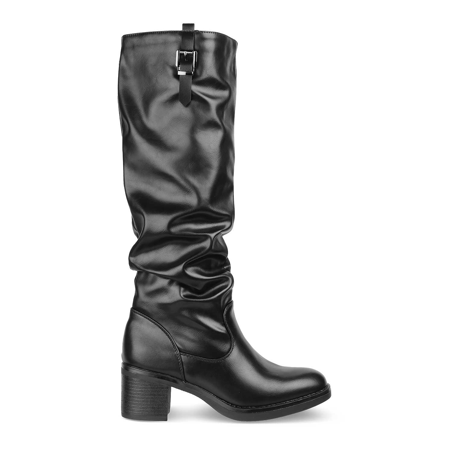 The Gardaber Black Women's Knee-length Boots Tresmode - Tresmode