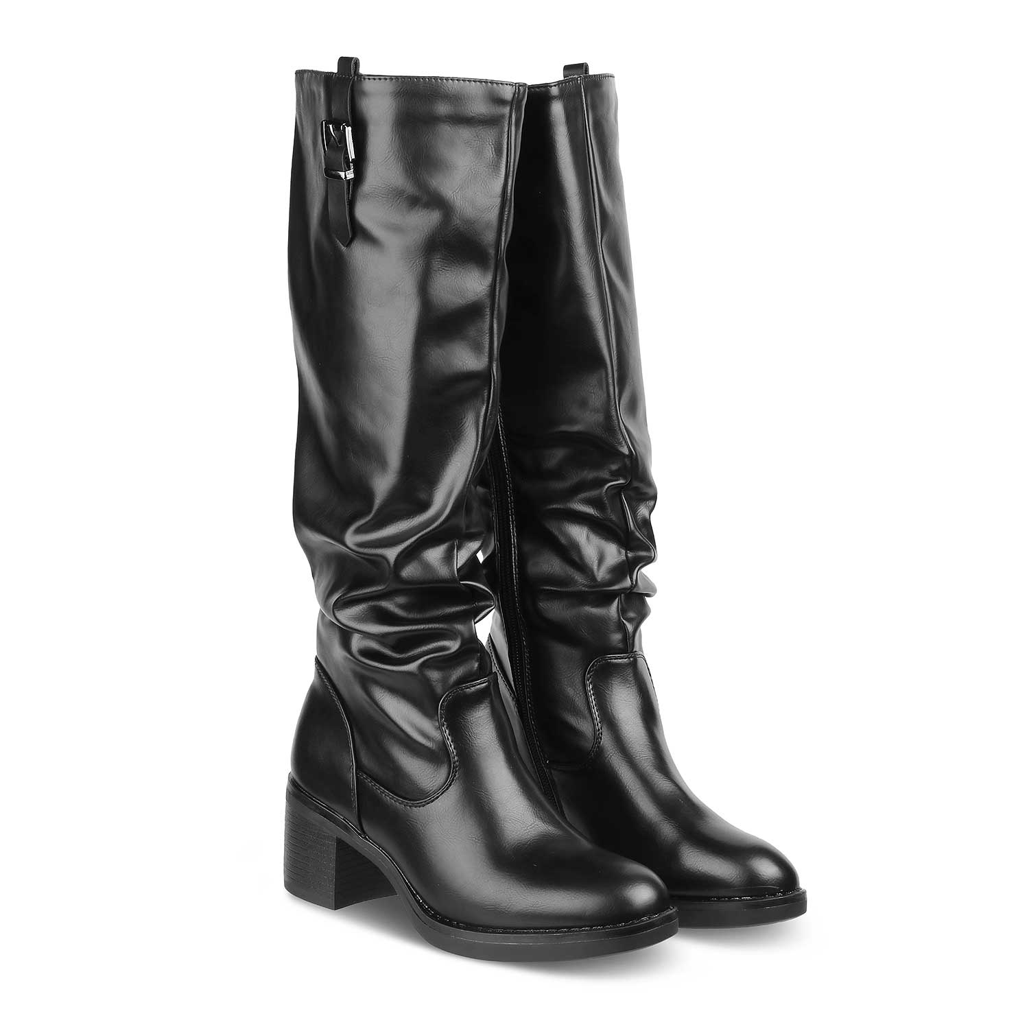 The Gardaber Black Women's Knee-length Boots Tresmode - Tresmode