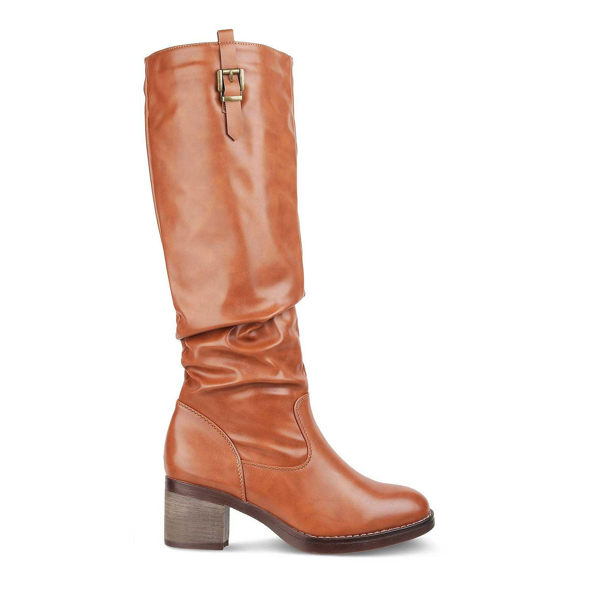 The Gardaber Camel Women's Knee-length Boots Tresmode - Tresmode