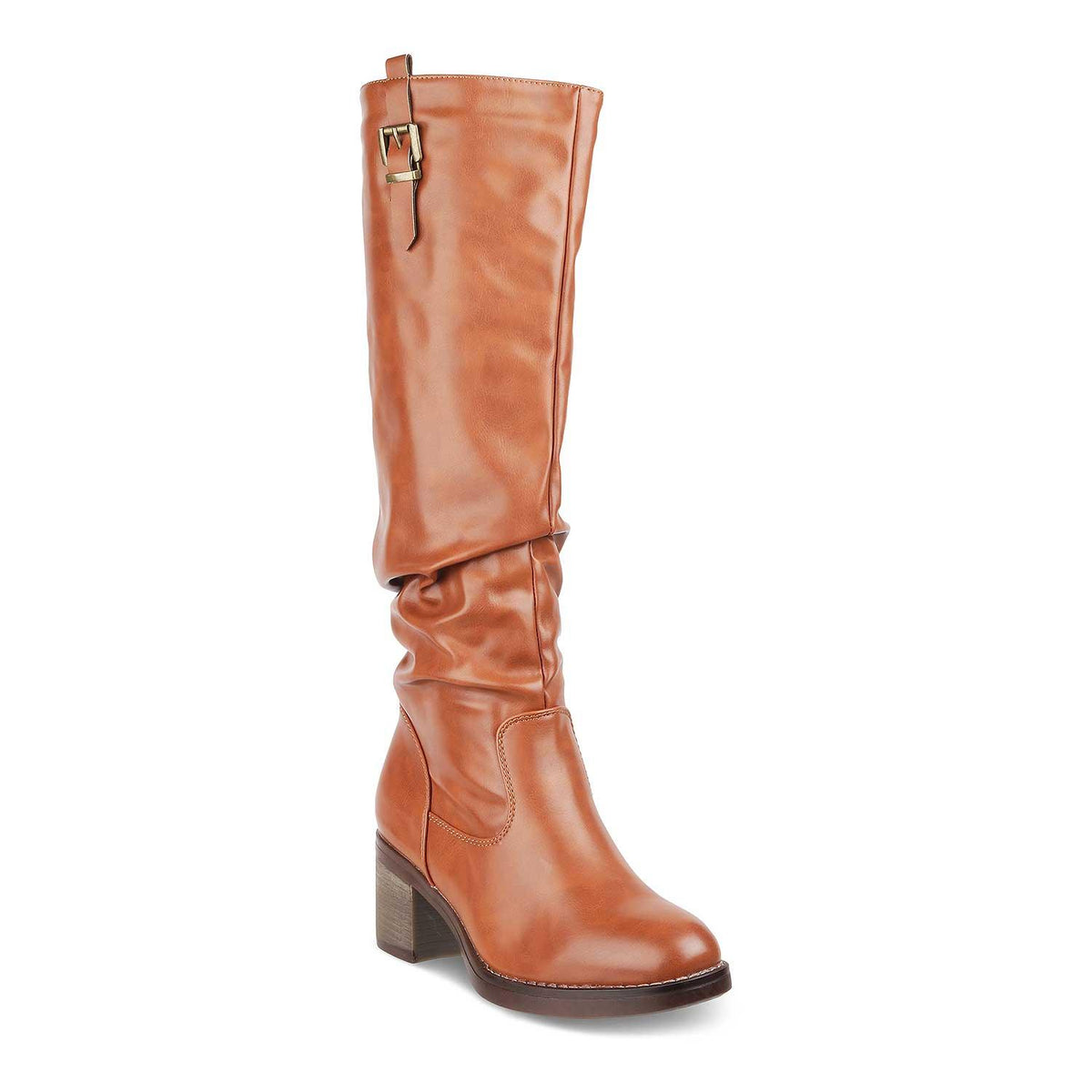 The Gardaber Camel Women's Knee-length Boots Tresmode - Tresmode