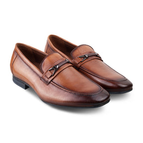 The Helsingborg Tan Mens Leather Loafer - Tresmode