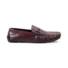 The Hummer Brown Men's Leather Driving Loafers Tresmode - Tresmode