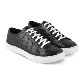 The Krun Black Men's Sneakers Tresmode - Tresmode