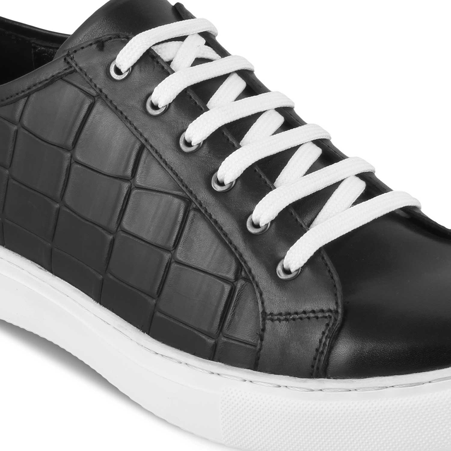 The Krun Black Men's Sneakers Tresmode - Tresmode