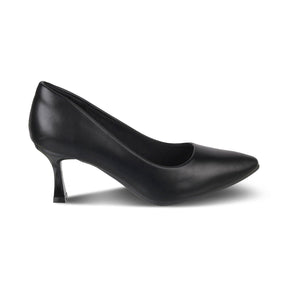 The Latini Black Women's Pump Heels Tresmode - Tresmode