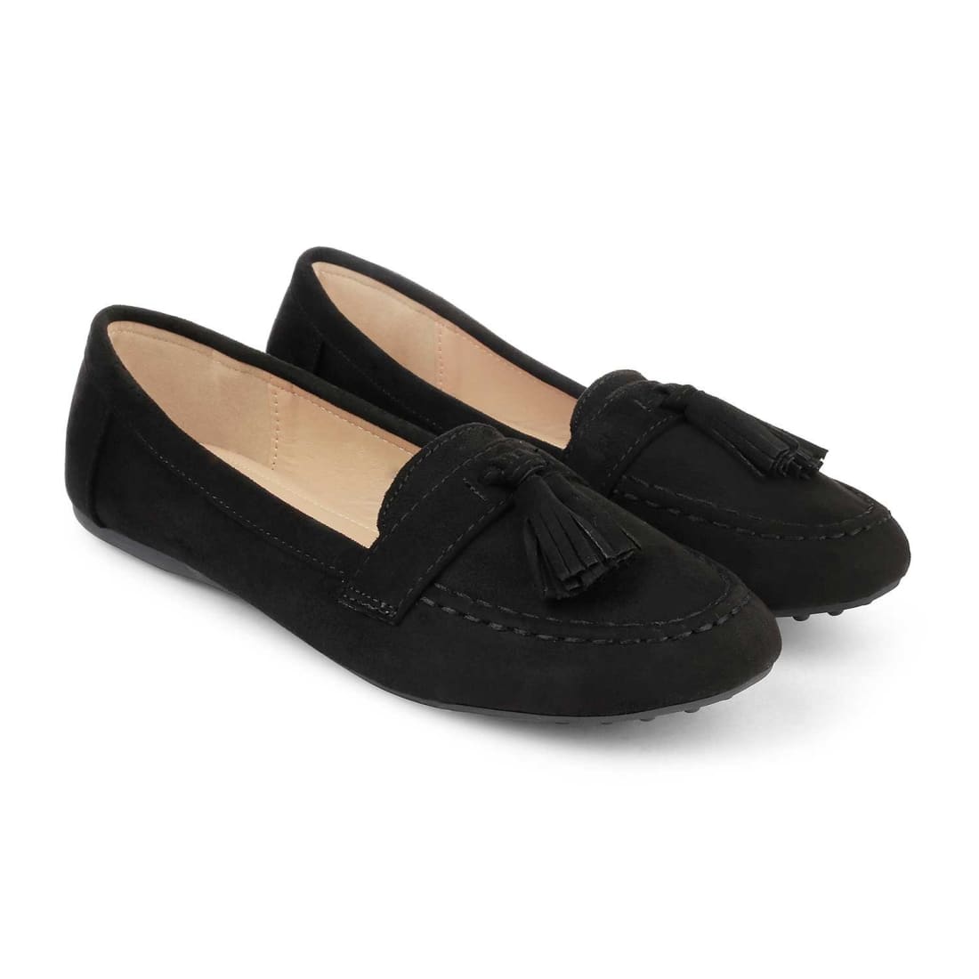 The Mia New Black Women's Dress Loafers Tresmode - Tresmode