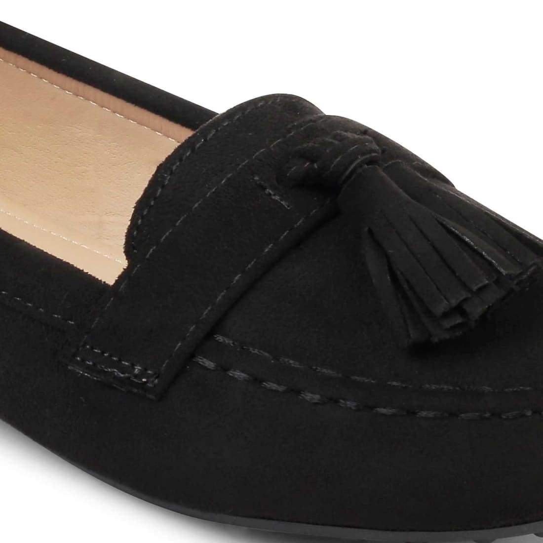 The Mia New Black Women's Dress Loafers Tresmode - Tresmode