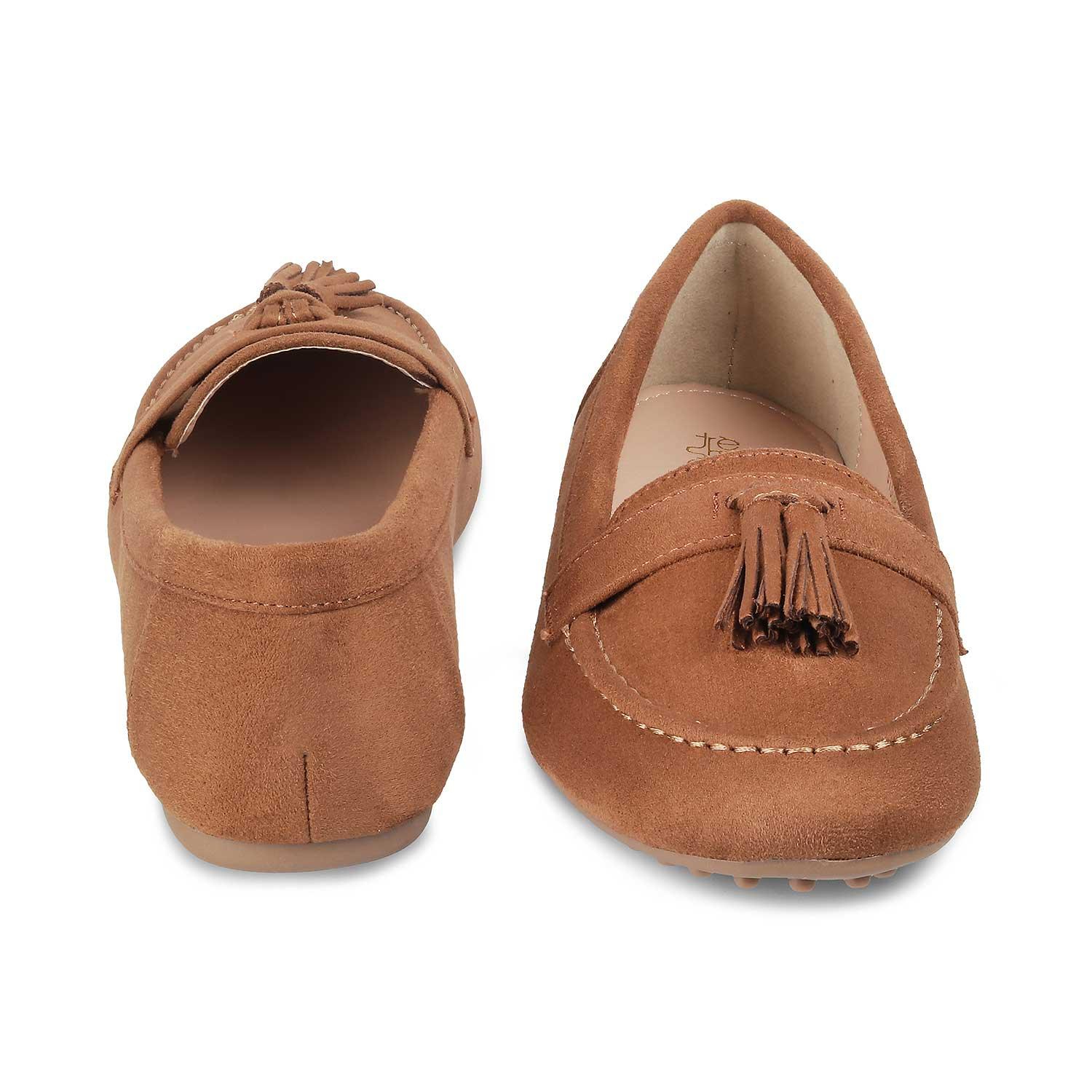 The Mia New Tan Women's Dress Loafers Tresmode - Tresmode