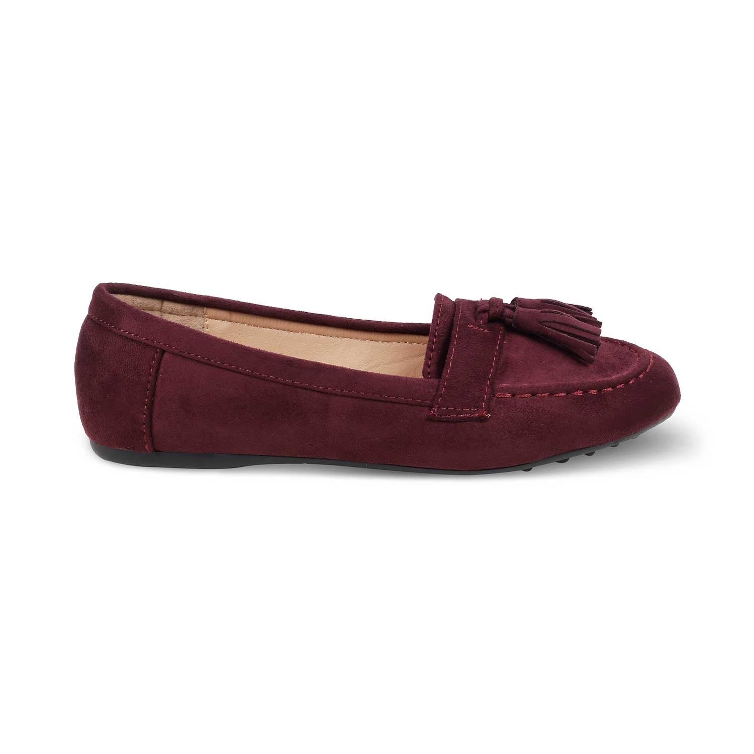 The Mia New Wine Women's Dress Loafers Tresmode - Tresmode