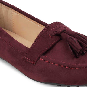 The Mia New Wine Women's Dress Loafers Tresmode - Tresmode