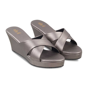 The Montpr Pewter Women's Dress Wedge Sandals Tresmode - Tresmode