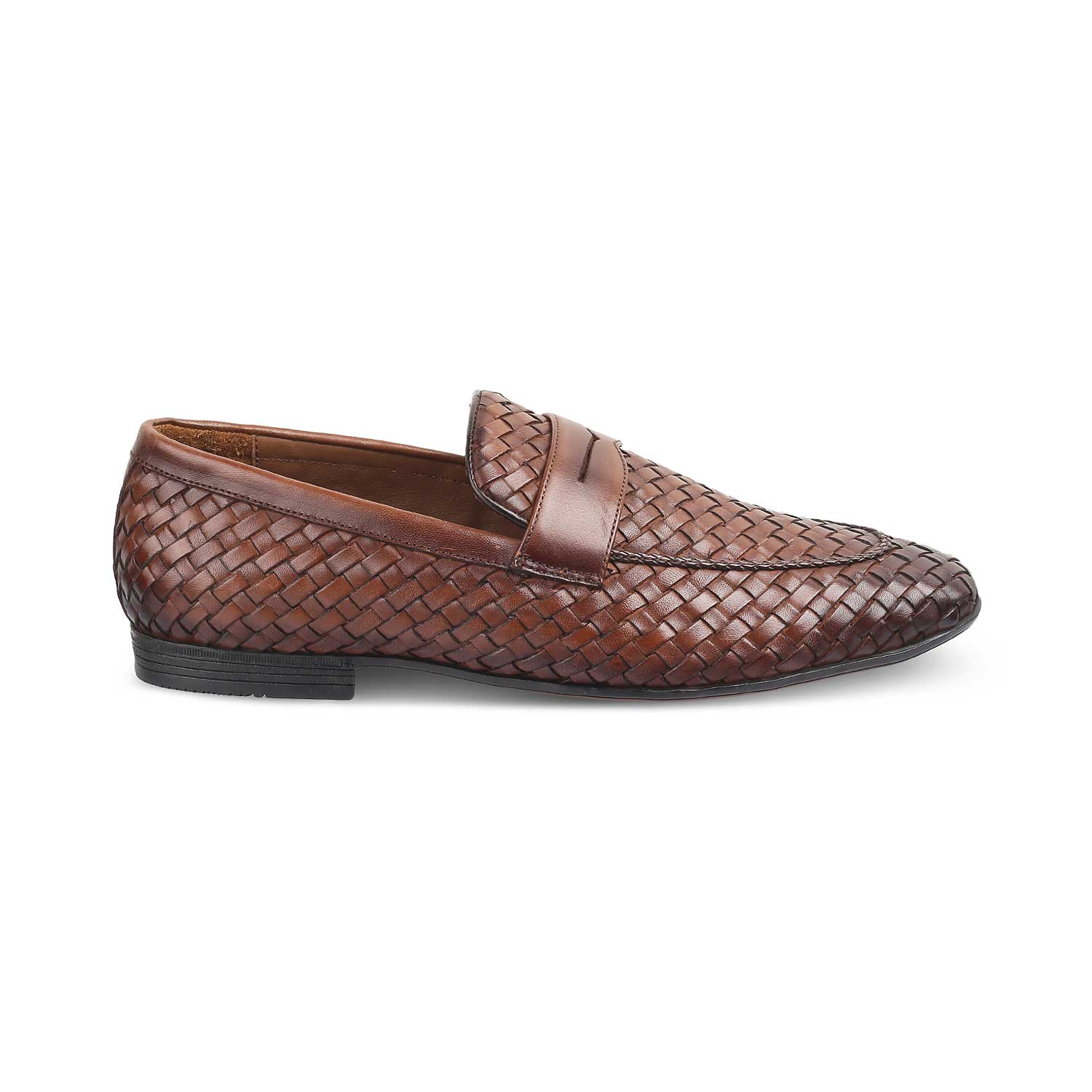 The Noki Brown Men's Leather Loafer - Tresmode
