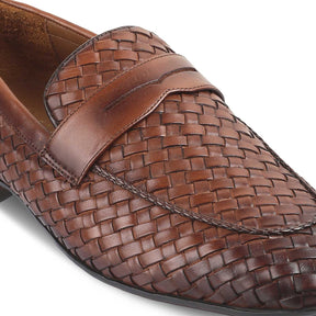 The Noki Brown Men's Leather Loafer - Tresmode