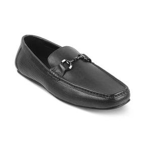 The Otter Grey Men's Leather Driving Loafers Tresmode - Tresmode