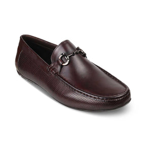 The Otterdam Brown Men's Leather Driving Loafers - Tresmode