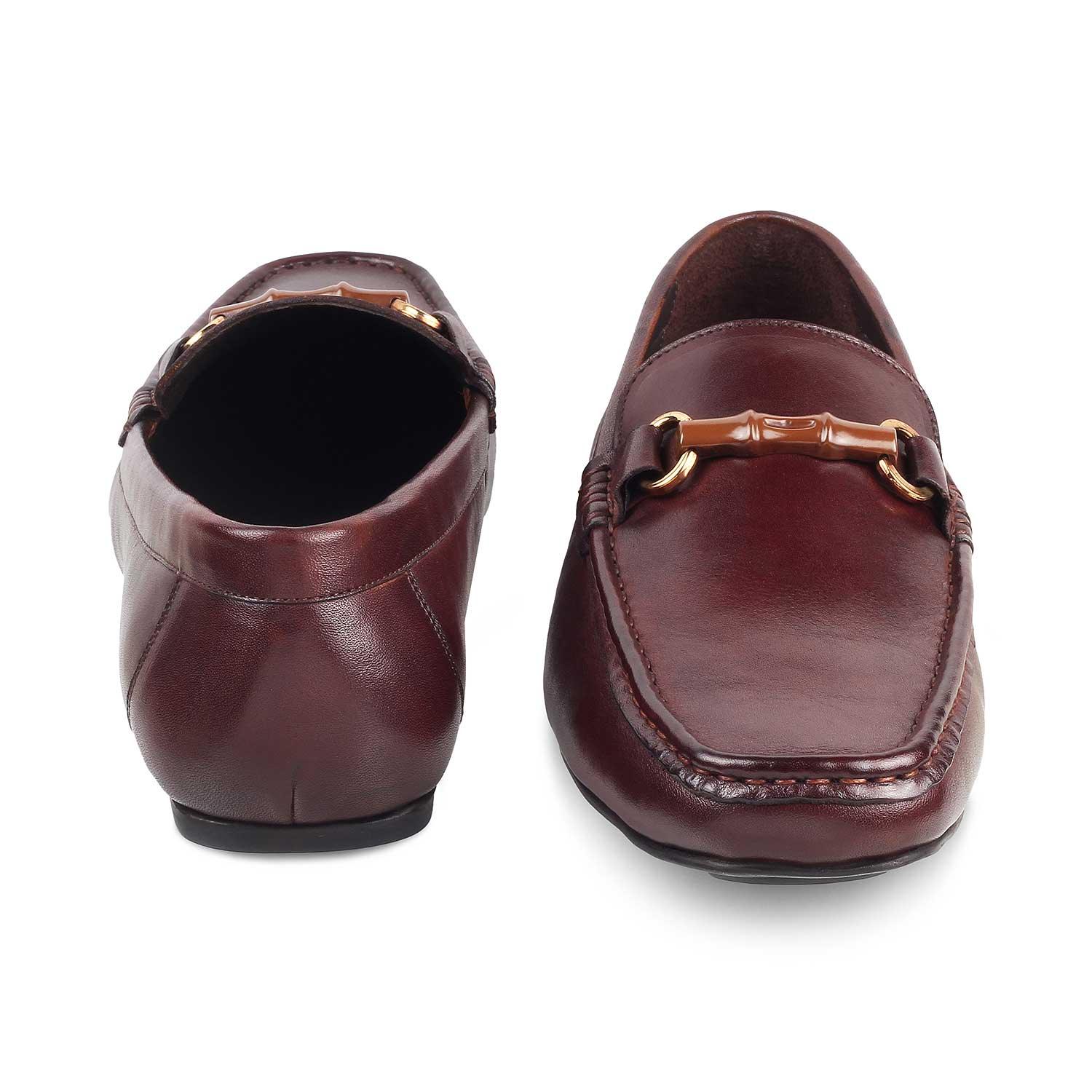 The Porter Brown Men's Leather Loafers Tresmode - Tresmode