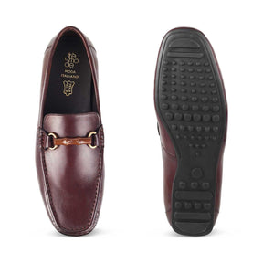 The Porter Brown Men's Leather Loafers Tresmode - Tresmode