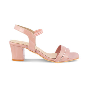 The Rachel Pink Women's Dress Block Heel Sandals Tresmode - Tresmode