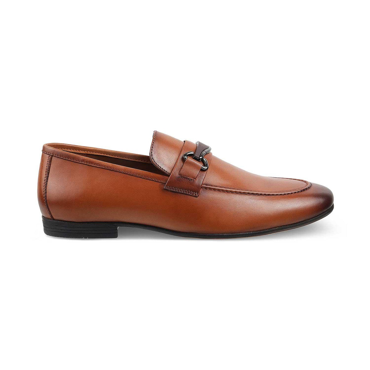 The Regamo Tan Men's Leather Loafers Tresmode - Tresmode