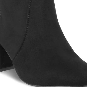 The Reykja Black Women's Knee-length Boots Tresmode - Tresmode