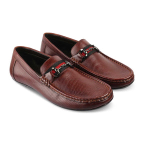 The Rottervam Brown Mens Driving Leather Loafer - Tresmode