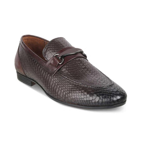 The Rytom Brown Men's Leather Loafers Tresmode - Tresmode