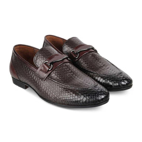 The Rytom Brown Men's Leather Loafers Tresmode - Tresmode