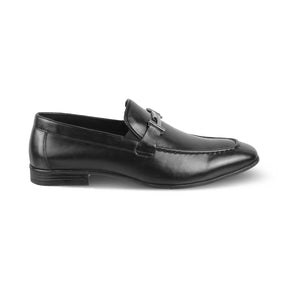 The Salperton Black Men's Leather Loafers Tresmode - Tresmode