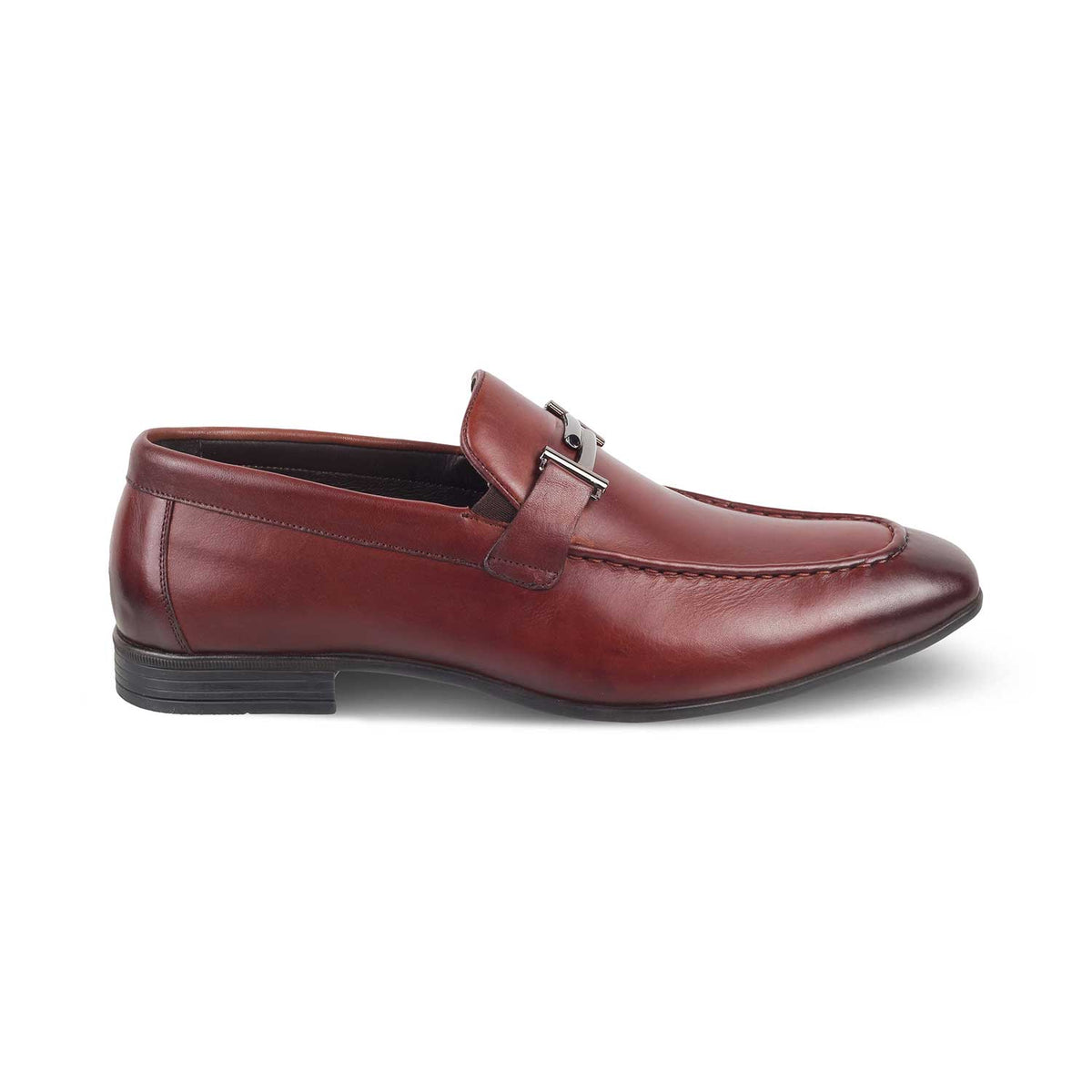 The Salperton Brown Men's Leather Loafers Tresmode - Tresmode
