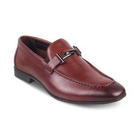 The Salperton Brown Men's Leather Loafers Tresmode - Tresmode