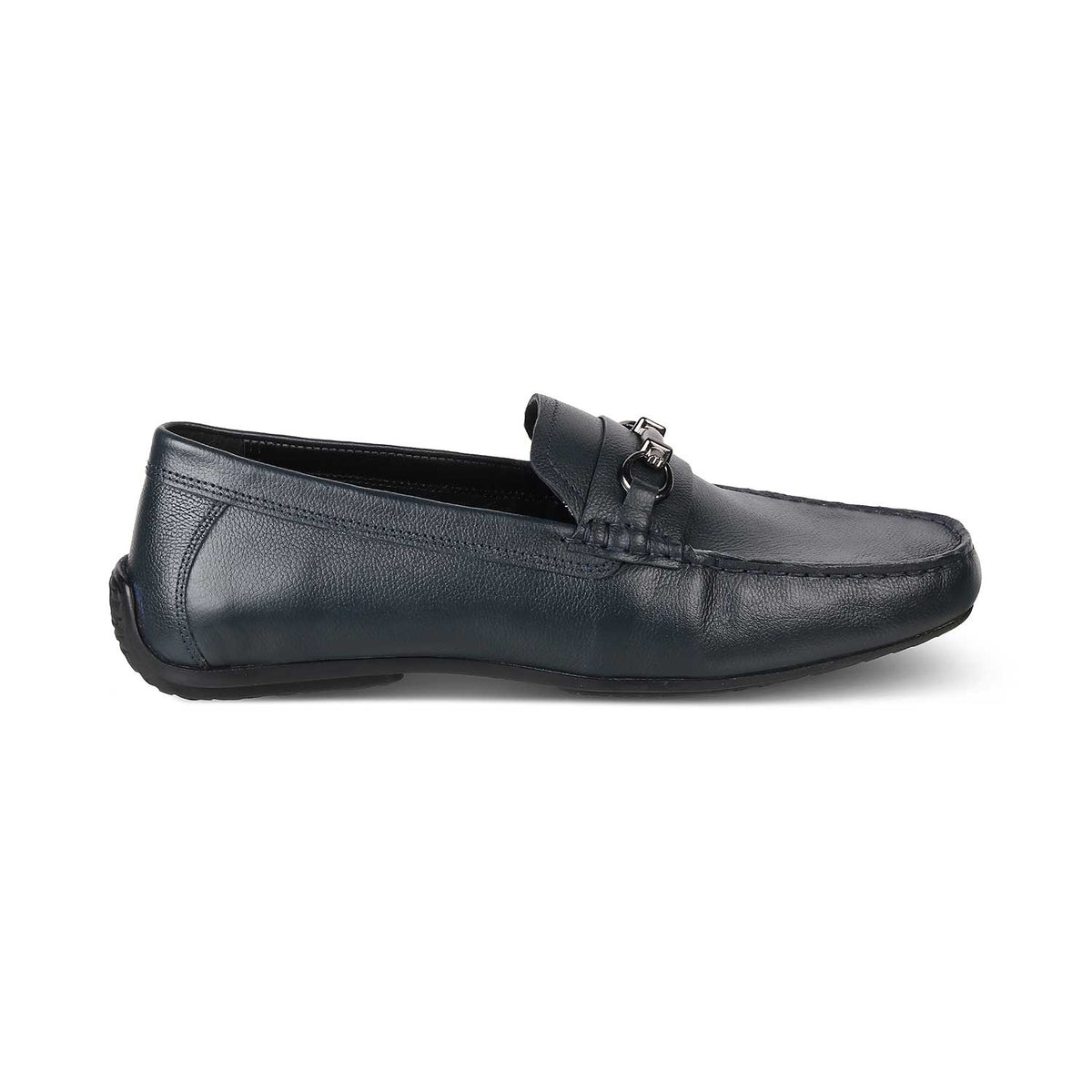 The Sandee Blue Men's Leather Driving Loafers Tresmode - Tresmode